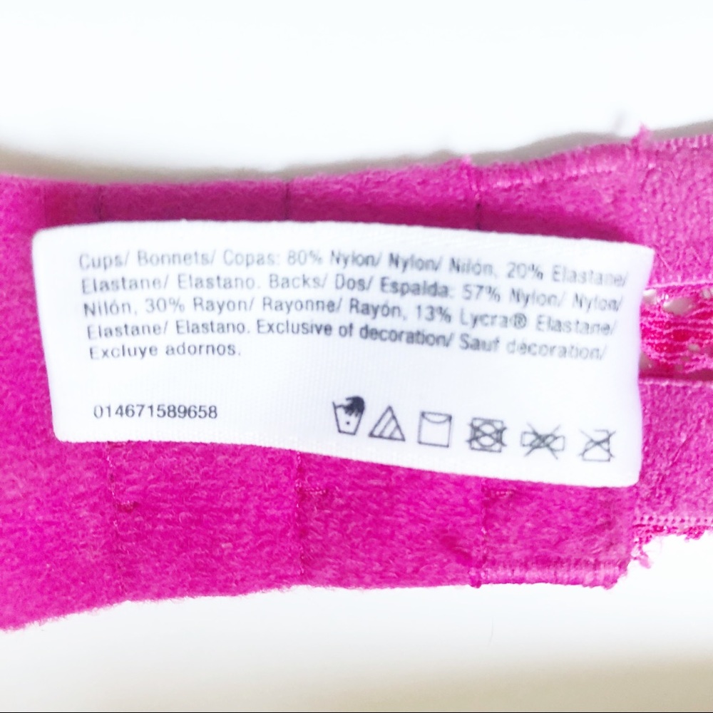 Maidenform Magenta Feeling Sexy Ultimate Gel Push Up Bra Style 8829 Size 38D - Picture 15 of 16